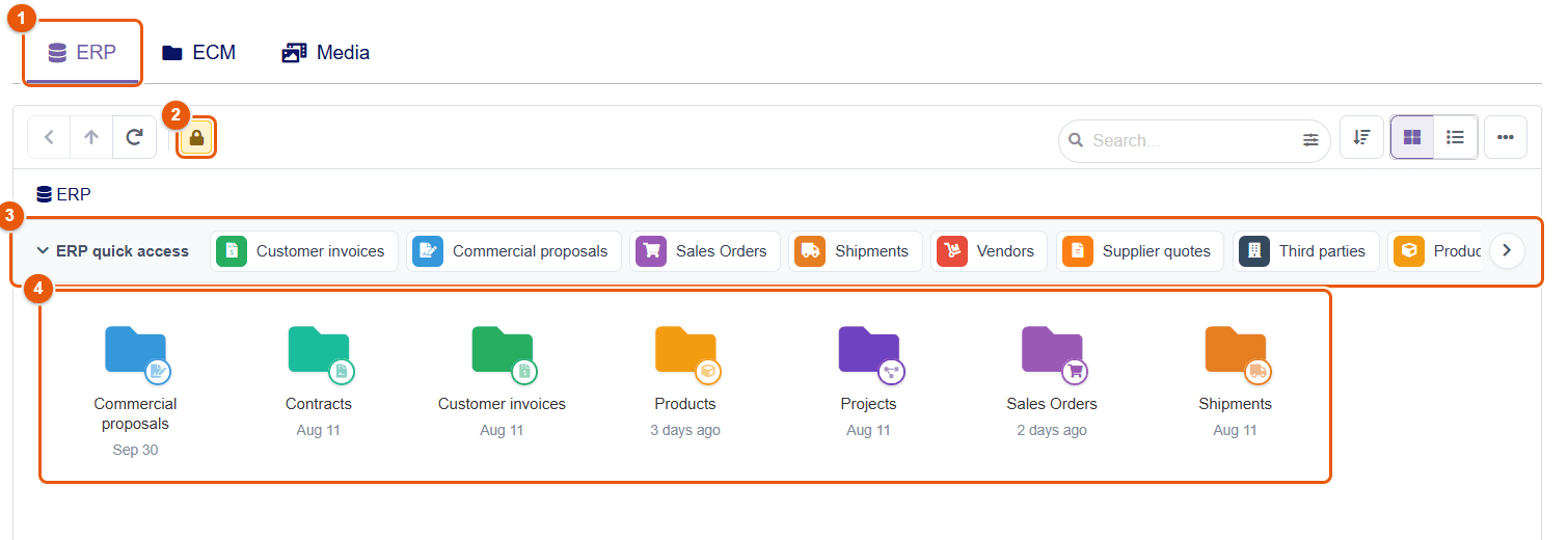 ERP source of the explorer